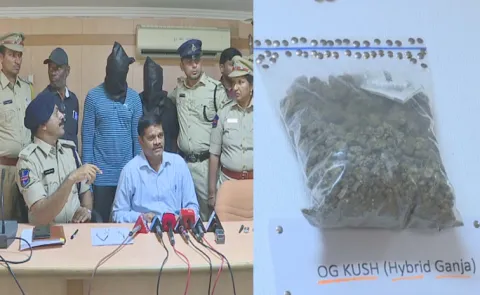 Former Up cs Son Caught With Drugs in Hyderabad