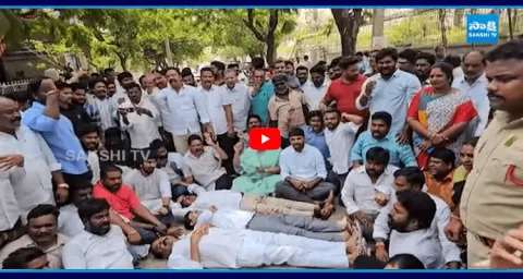 Bhumana Karunakar Reddy Protest On Road