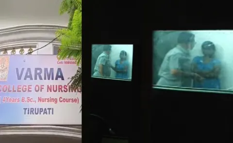 Nursing College Principal Varma Blocked In Hotel Room Tirupati