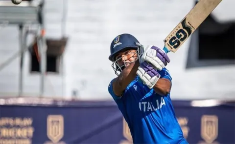 Italian Cricketer Zain Naqvi Smashed 26 Ball Hundred In European T10 League