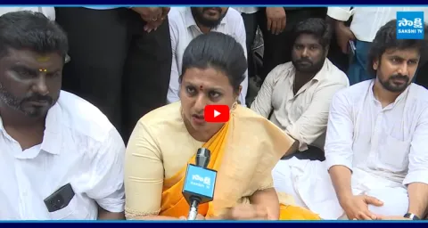 RK Roja Fire On Chandrababu Govt 
