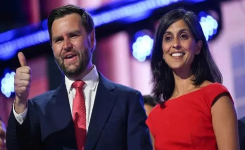 U.S. Vice-President Vance, family to visit India on april 21