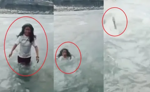 Woman Drowned In A River In Uttarakhand While Filming A Reel