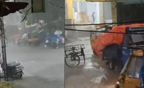 Heavy Rain In Many Parts Of Hyderabad