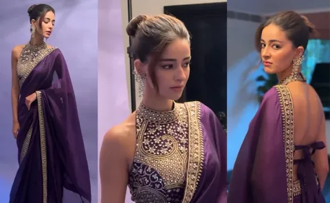 Kesari Chapter 2 Ananya Panday  amzing saree Looks 