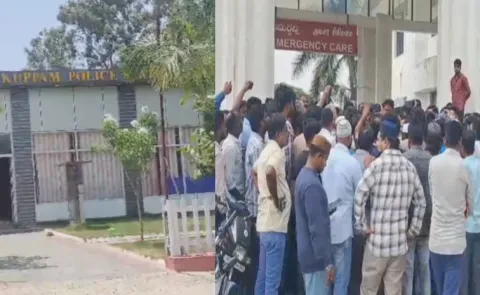Rowdy Sheeter Remo Attacks Mechanic Mahbub Basha In Kuppam