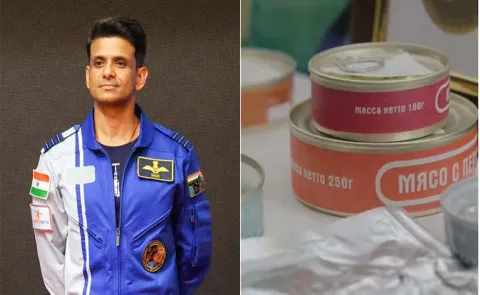 Indian Astronaut Shubhanshu Shukla Samples Space Meals Goes Viral