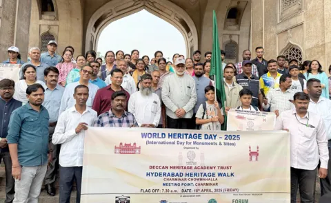 Hyderabad Heritage Walk For World Heritage Day