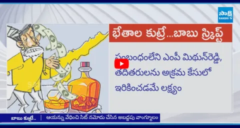 Chandrababu Planning To Illegal Cases On MP Mithun Reddy 