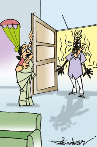 sakshi cartoon 19-04-2025