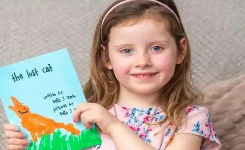 meet the worlds youngest author 5 year-old girl Bella J Dark