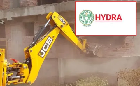 HYDRA Demolish Constructions At vanasthalipuram