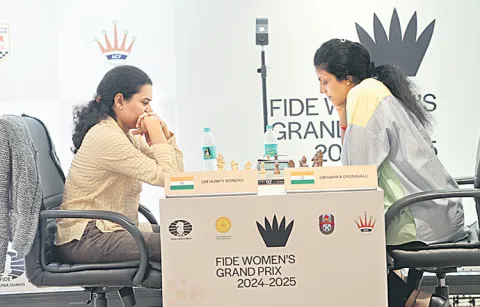 Humpi Harika Game Draw in Womens Grand Prix Series Chess Tournament