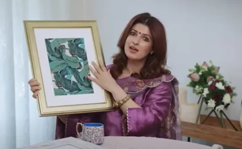 Twinkle Khanna shows how to reuse old clothes to make wall decor for your home