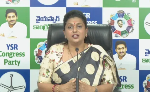 Ex Minister RK Roja Serious Comments ON CBN ANd Lokesh