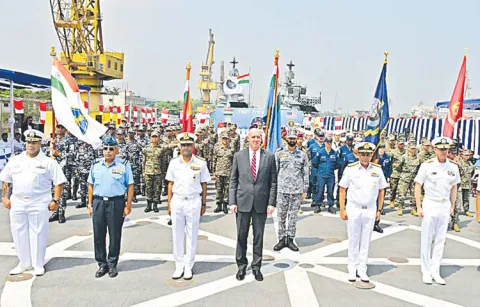 Tiger Triumph exercises begin in Visakhapatnam