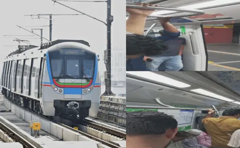 Metro Rail Services Disrupted In Hyderabad