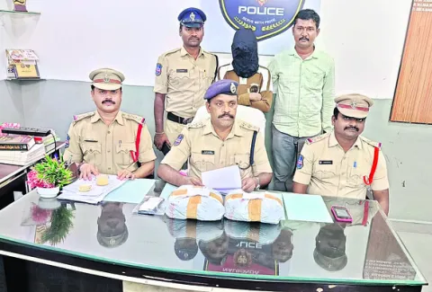 గంజాయి విక్రయిస్తున్న వ్యక్తి అరెస్ట్‌
