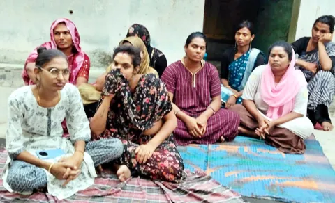 Hijra Protest At Mandamarri  