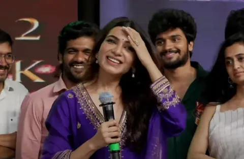 Samantha Latest Speech Talked Her First Movie Acting