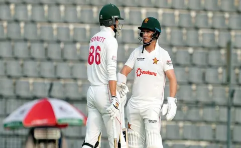 Zimbabwe All Out For 273, Gets 82 Runs Lead In First Test Match Against Bangladesh