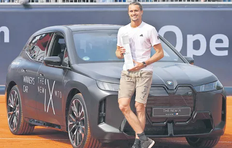 German star Alexander Zverev wins BMW Open title for third time