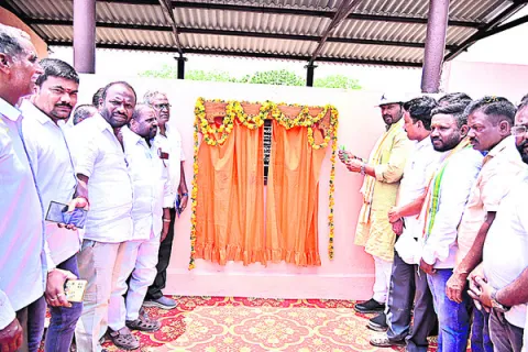 గ్రామాల అభివృద్ధే ప్రభుత్వ ధ్యేయం 
