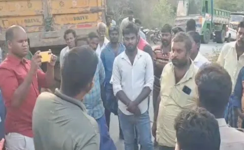 Illegal Sand Mining In Kuppam Constituency