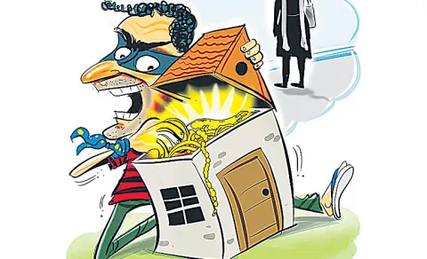 Huge Robbery at Businessman House in Kacheguda 