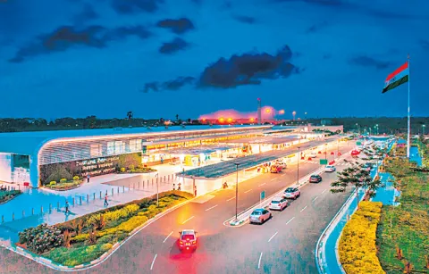 Gannavaram Airport new record