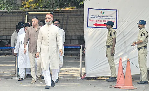 Local body MLC elections polling peacefully completed