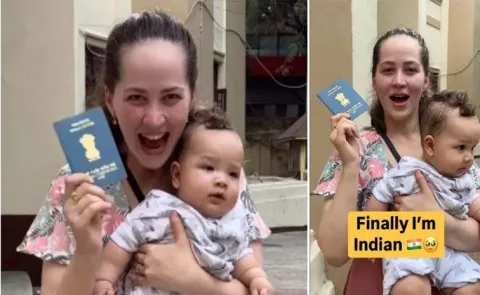 Russian Woman Living In India finally Got Her OCI Card Goes Viral