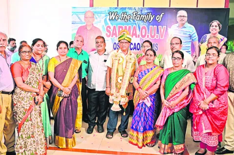 ఘనంగా ఓయూవీ శర్మ అభినందన సభ 