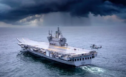 Indian Navy test fires missile from INS Surat amid tension with Pakistan after Pahalgam attack