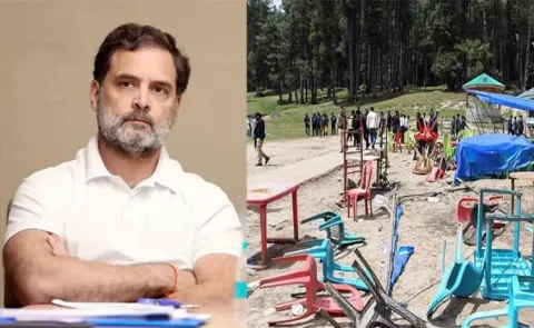 Congress MP Rahul Gandhi Visits Kashmir Pahalgam