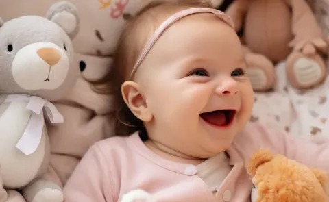 Reason behind the Infant smiles check here
