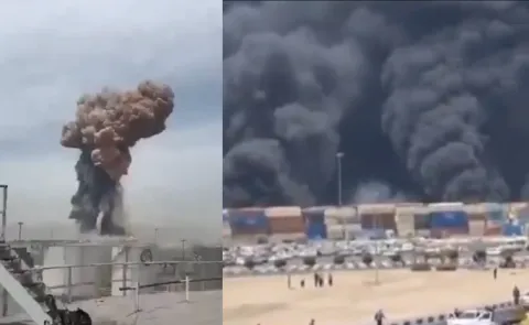Massive Explosion At Iran Most Advanced Port
