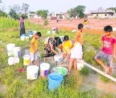 తాగునీటి కోసం తండ్లాట