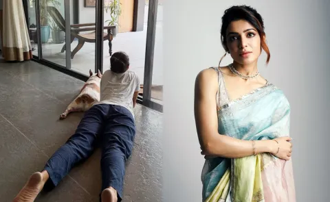 Naga Chaitanya Shares Pet Dog Hash Pics With Sobhita