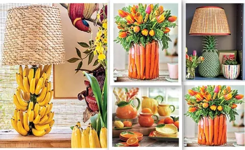 Home Decoration With Fruits And Vegetables13
