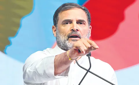 Congress Party Leader Rahul Gandhi at Bharat Summit-2025