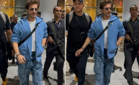  Cargo Pant And Hoodie r Gen-Z style Shah Rukh Khan at mumbai Airport