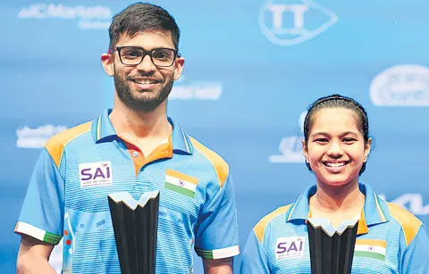 India Won mixed doubles title at the WTT Tunis Contenders tournament
