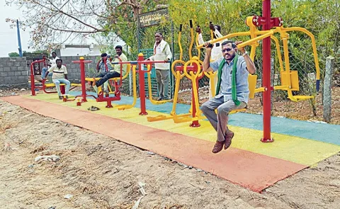 Open gym in Siddipet district for well being of citizens