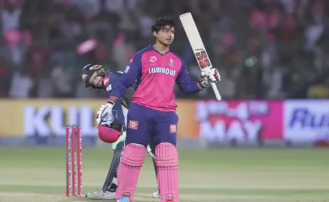 Vaibhav Suryavanshi becomes youngest to score an IPL Century