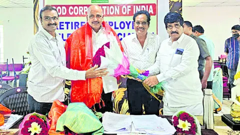ఎఫ్‌సీఐ విశ్రాంత ఉద్యోగుల సంఘం రాష్ట్ర చైర్మన్‌గా ‘బందా