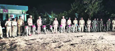 కిష్టాపురంలో పోలీసుల కార్డన్‌ సెర్చ్‌