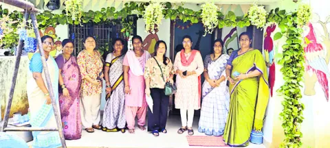 అంగన్‌వాడీ కేంద్రాల పరిశీలన