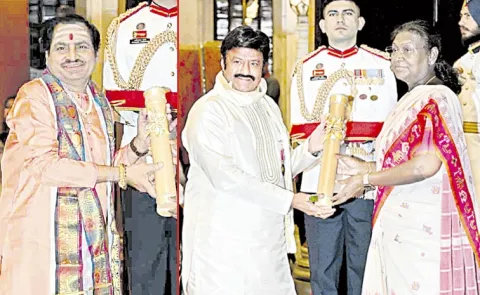President Droupadi Murmu presents Padma Awards to personalities of various disciplines