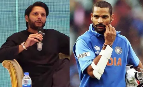 Shikhar Dhawan Loses Temper After Shahid Afridi Insults Indian Army